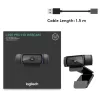 מצלמת רשת Logitech C920 960-001055 צבע שחור