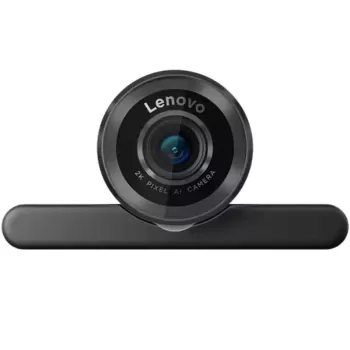 מצלמת רשת Lenovo QHD Webcam 2K 4MP MIC USB 4XC1Q25245 צבע שחור