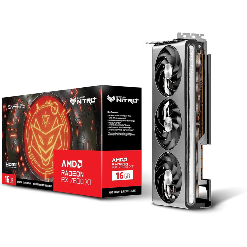 ВидеоКарта Sapphire NITRO+ AMD Radeon RX 7800 XT 16GB 11330-01-20G