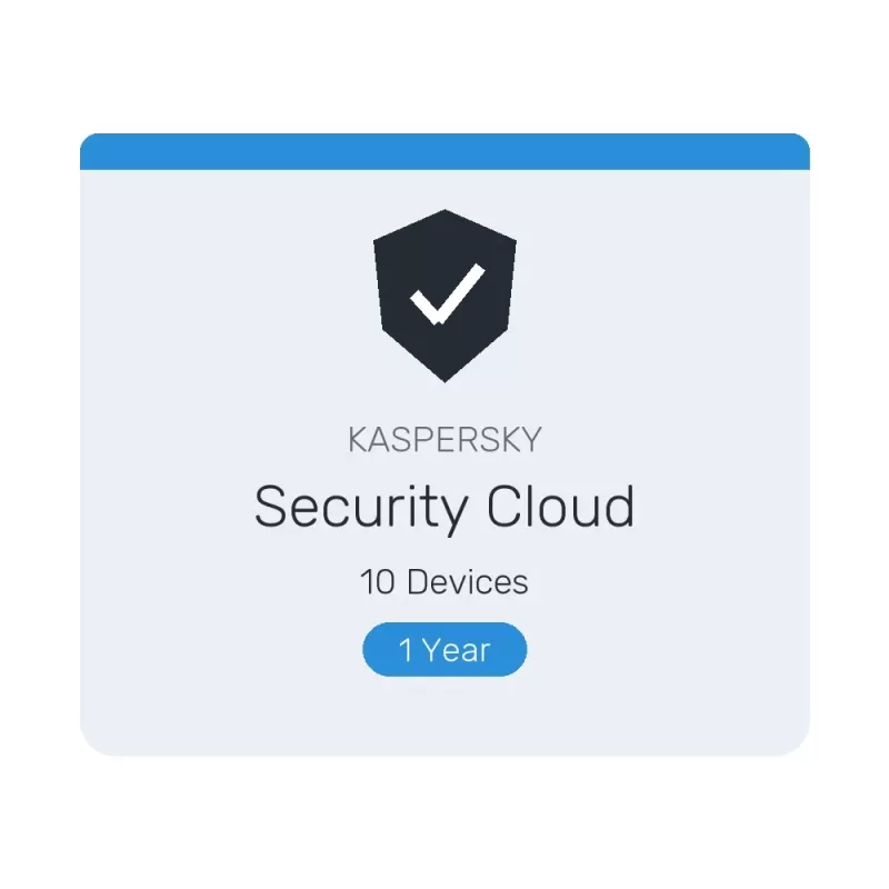 רישיון דיגיטלי Kaspersky Security Cloud 10 Devices 1 Year Security Cloud משך רישיון: שנה כמות מחשבים: 10 רישיון דיגיטלי Kaspersky Security Cloud 10 Devices 1 Year Security Cloud משך רישיון: שנה כמות מחשבים: 10