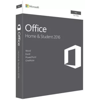 רישיון דיגיטלי מקורי באריזה Microsoft Office Mac Home Student 2016 אנגלית שפה: כל השפות משך רישיון: קבוע