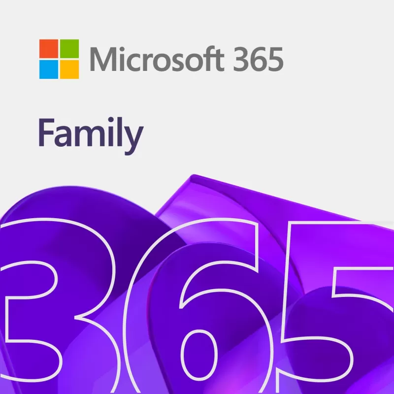 Оригинальная цифровая лицензия Microsoft 365 Family ESD 1YR язык: все языки Срок Действия Лицензии: 1 год
