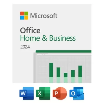 רישיון דיגיטלי מקורי באריזה Microsoft Office Home and Business 2024 Hebrew שפה: כל השפות משך רישיון: קבוע