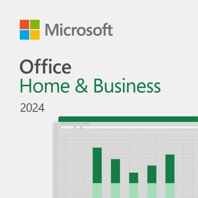 רישיון דיגיטלי מקורי באריזה Microsoft Office Home and Business 2024 English שפה: כל השפות