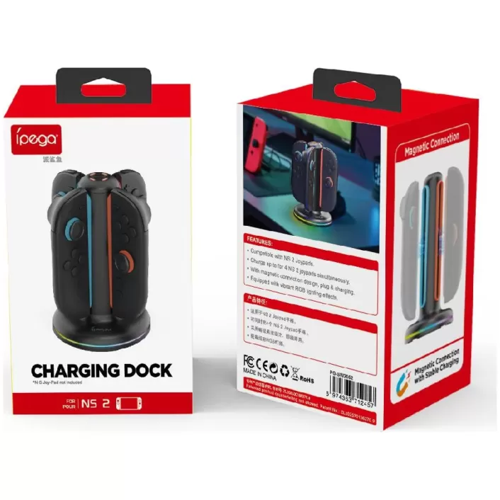 Игра iPega Round Seat Charging Dock for Nintendo Switch 2 PG-SW2052 PG-SW2052 Цвет:чёрный
