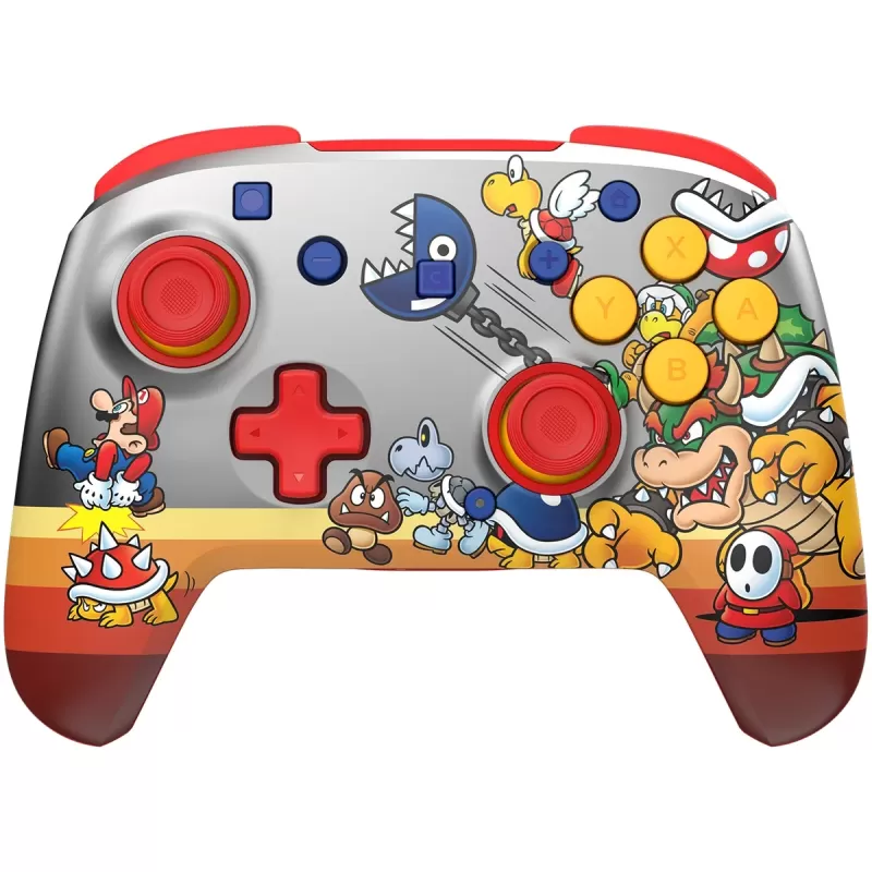 Wireless Gaming Controller Turtle Beach Rematch Wireless Nintendo Switch 2 Koopa Troop TBC-8105-65 Color:gray, red