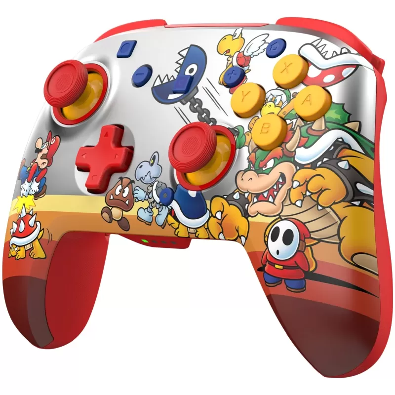 Wireless Gaming Controller Turtle Beach Rematch Wireless Nintendo Switch 2 Koopa Troop TBC-8105-65 Color:gray, red