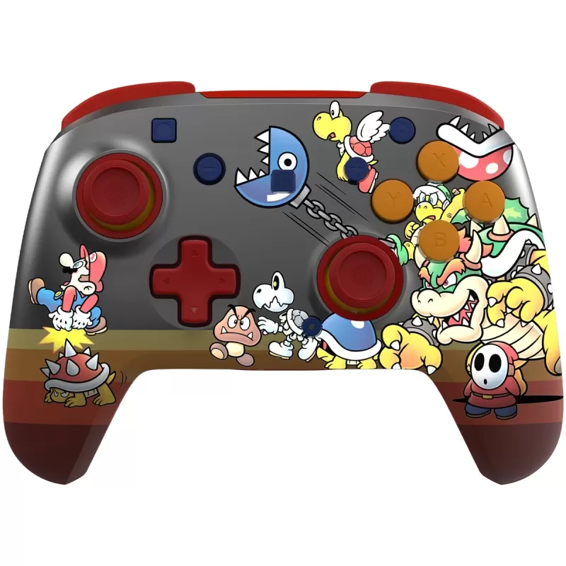 Wireless Gaming Controller Turtle Beach Rematch Wireless Nintendo Switch 2 Koopa Troop TBC-8105-65 Color:gray, red
