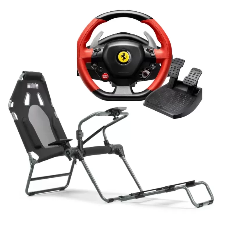 Sim Rig Thrustmaster Ferrari 458 Spider GTLite Carbon Grey Racing Ferrari Spider GTLite Carbon Grey Color:gray Sim Rig Thrustmaster Ferrari 458 Spider GTLite Carbon Grey Racing Ferrari Spider GTLite Carbon Grey Color:gray