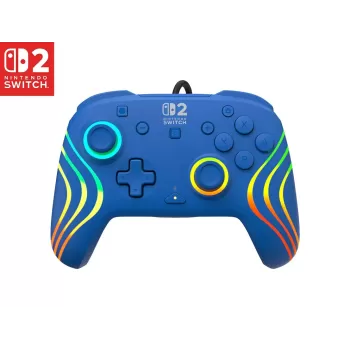 בקר משחק Turtle Beach Nintendo Switch 2 Afterglow Wave Wired Controller כחול Nintendo Switch Afterglow Wave Wired Controller Blue