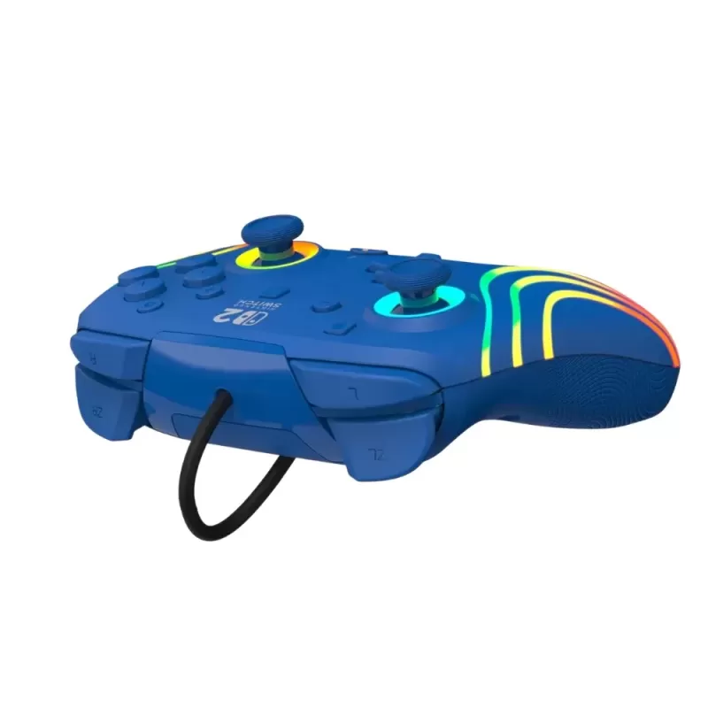 בקר משחק Turtle Beach Nintendo Switch 2 Afterglow Wave Wired Controller כחול Nintendo Switch Afterglow Wave Wired Controller Blue