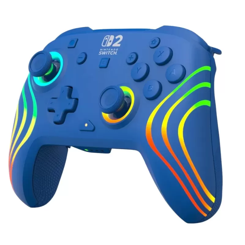Игровой контроллер Turtle Beach Nintendo Switch 2 Afterglow Wave Wireless Controller blue Nintendo Switch Afterglow Wave Wireless Controller Blue