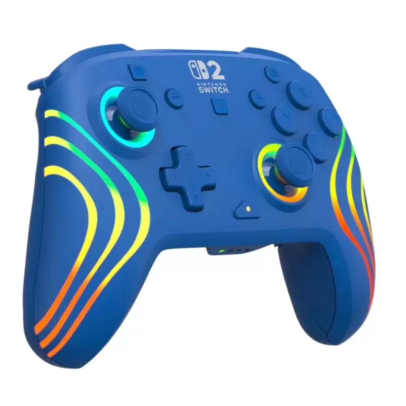 Игровой контроллер Turtle Beach Nintendo Switch 2 Afterglow Wave Wireless Controller blue Nintendo Switch Afterglow Wave Wireless Controller Blue