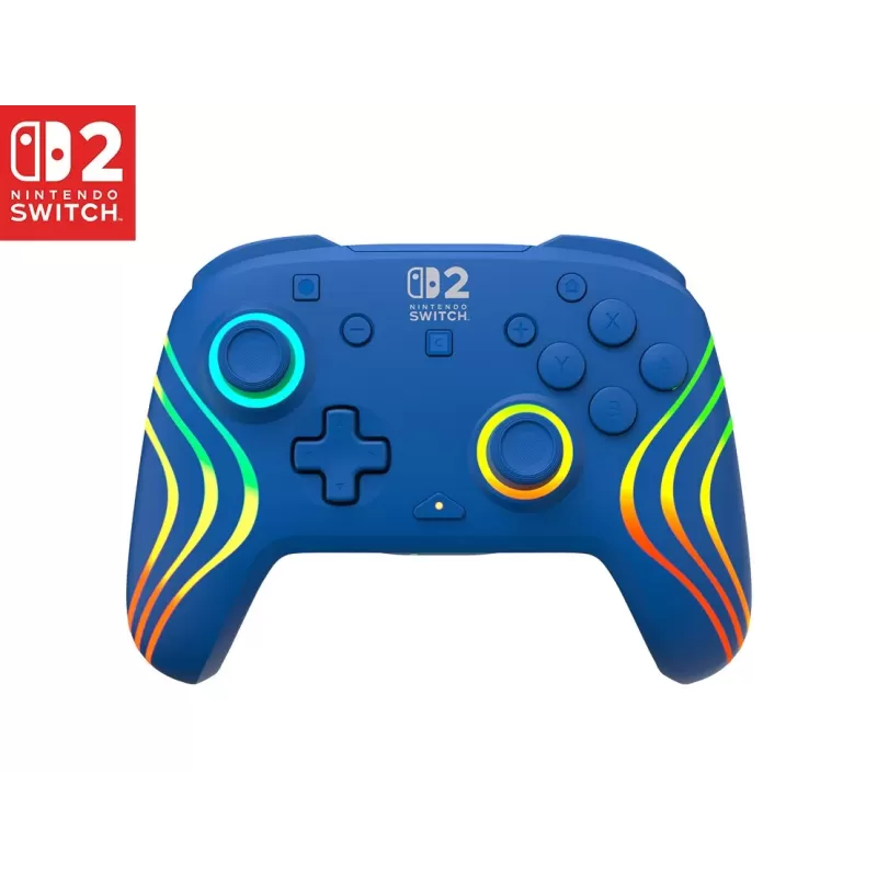Игровой контроллер Turtle Beach Nintendo Switch 2 Afterglow Wave Wireless Controller blue Nintendo Switch Afterglow Wave Wireless Controller Blue