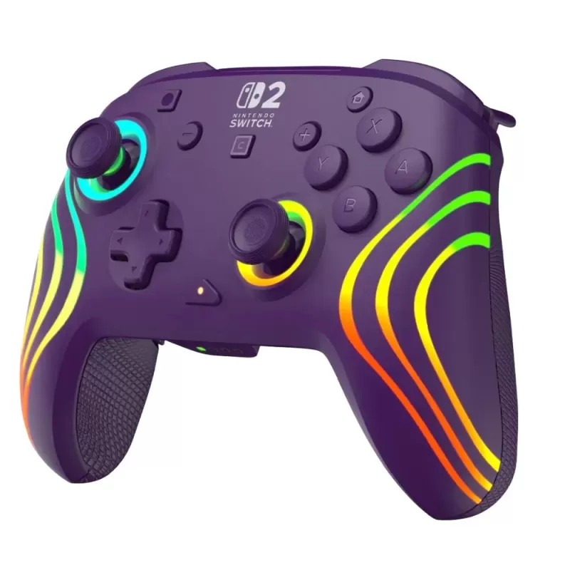 Игровой контроллер Turtle Beach Nintendo Switch 2 Afterglow Wave Wireless Controller purple Nintendo Switch Afterglow Wave Wireless Controller Purple