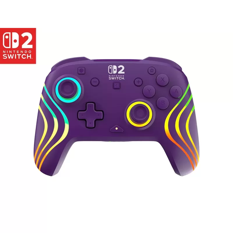 Игровой контроллер Turtle Beach Nintendo Switch 2 Afterglow Wave Wireless Controller purple Nintendo Switch Afterglow Wave Wireless Controller Purple