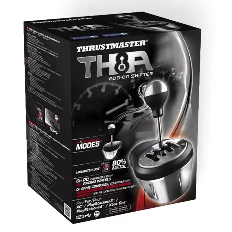 Коробка передач для симулятора Thrustmaster TH8A ADD-ON TH8A Цвет:серебряный Коробка передач для симулятора Thrustmaster TH8A ADD-ON TH8A Цвет:серебряный