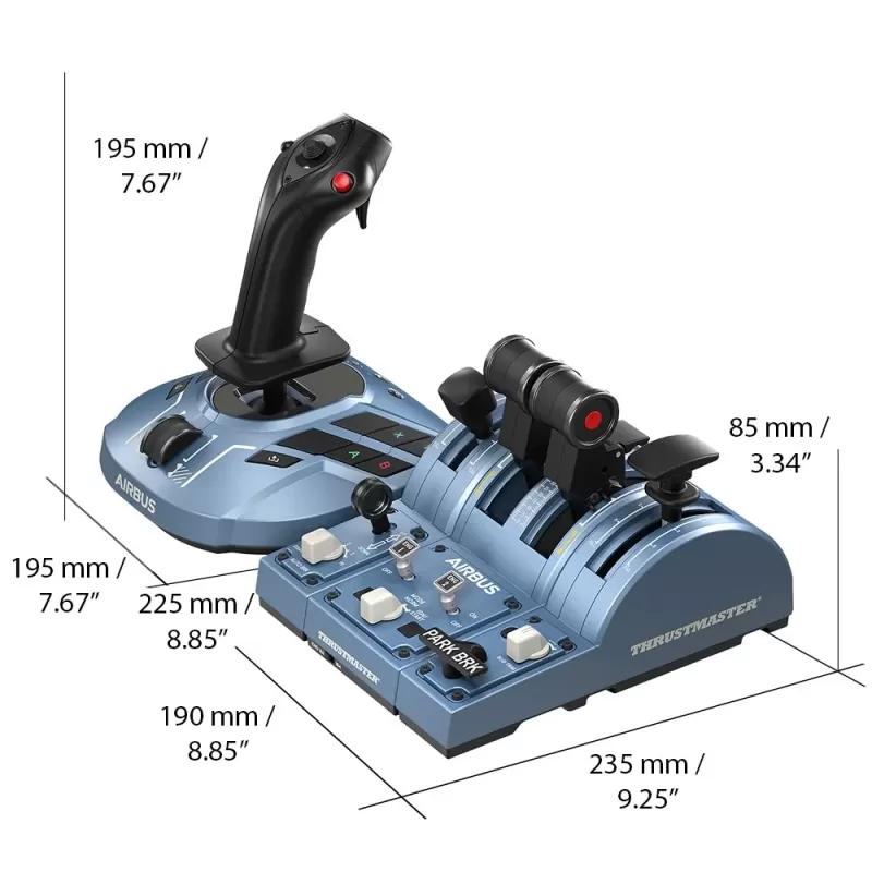 Flight Control Panel Thrustmaster TCA CAPTAIN PACK X AIRBUS ED WW TCA CAPTAIN PACK AIRBUS ED WW