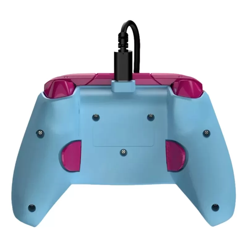 Игровой контроллер Turtle Beach PDP Rematch Glow Advanced Wired розовый 049-023