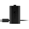 סוללה נטענת לבקר משחק Microsoft Xbox Rechargeable Battery + USB-C Cable SXW-00002 צבע שחור