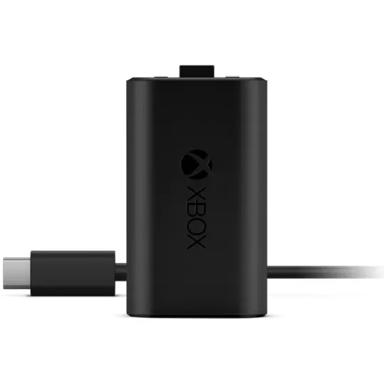 סוללה נטענת לבקר משחק Microsoft Xbox Rechargeable Battery + USB-C Cable SXW-00002 צבע שחור