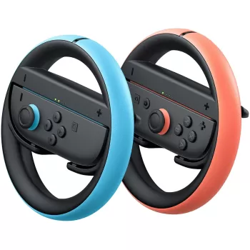 ידיות הגה לבקר משחק Nintendo Joy-Con 2 Wheel (Set of 2) 45496321383 צבע כחול, אדום ידיות הגה לבקר משחק Nintendo Joy-Con 2 Wheel (Set of 2) 45496321383 צבע כחול, אדום