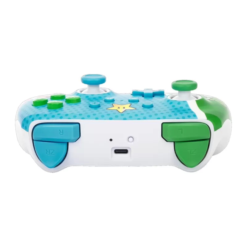 Wireless Gaming Controller PowerA Enhanced Wireless Controller for Nintendo Switch Super Star Friends NSGP0260-01 Color:blue, green Wireless Gaming Controller PowerA Enhanced Wireless Controller for Nintendo Switch Super Star Friends NSGP0260-01 Color:blue, green