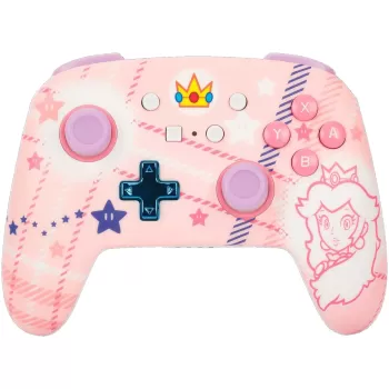 Wireless Gaming Controller PowerA Enhanced Wireless Controller for Nintendo Switch Princess Peach Plaid NSGP0255-01 Color:pink Wireless Gaming Controller PowerA Enhanced Wireless Controller for Nintendo Switch Princess Peach Plaid NSGP0255-01 Color:pink