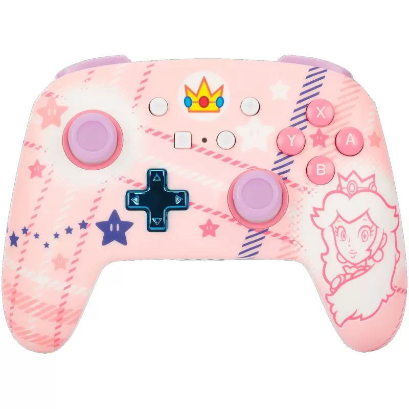 Беспроводной Игровой Контроллер PowerA Enhanced Wireless Controller for Nintendo Switch Princess Peach Plaid NSGP0255-01 Цвет:розовый Беспроводной Игровой Контроллер PowerA Enhanced Wireless Controller for Nintendo Switch Princess Peach Plaid NSGP0255-01 Цвет:розовый