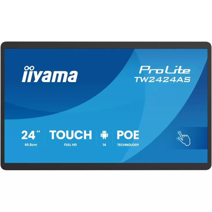 מסך מגע IIYAMA ProLite 24" IPS FHD PCAP 10pt Interactive Touch Panel PC