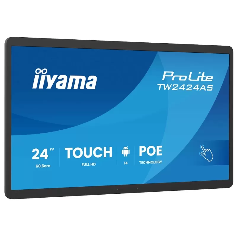 מסך מגע IIYAMA ProLite 24" IPS FHD PCAP 10pt Interactive Touch Panel PC