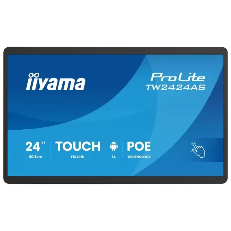 מסך מגע IIYAMA ProLite 24" IPS FHD PCAP 10pt Interactive Touch Panel PC