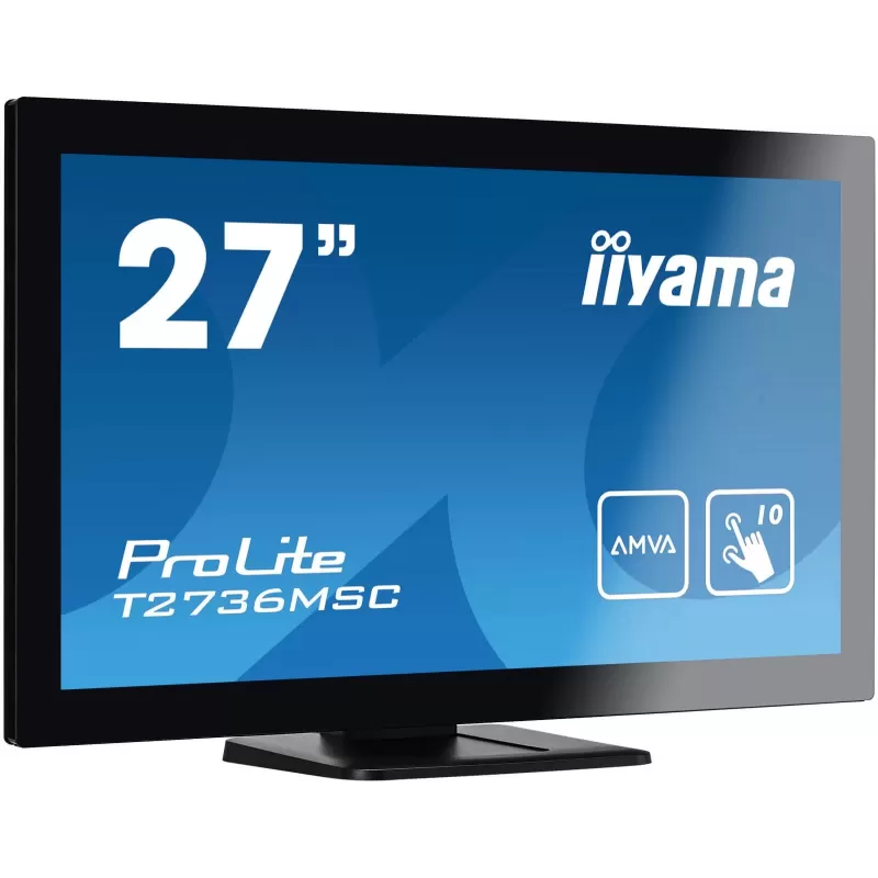 Touch Screen IIYAMA T2736MSC-B1 27" AMVA FHD 4ms 10 Point Touch Monitor 60Hz TOUCH Color:black
