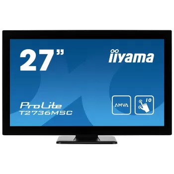 Touch Screen IIYAMA T2736MSC-B1 27" AMVA FHD 4ms 10 Point Touch Monitor 60Hz TOUCH Color:black