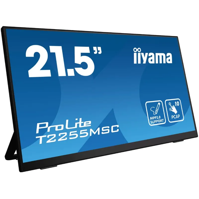 מסך מגע IIYAMA ProLite T2255MSC-B1 21.5" Full HD IPS PCAP 10pt Touch 60Hz TOUCH FHD צבע שחור
