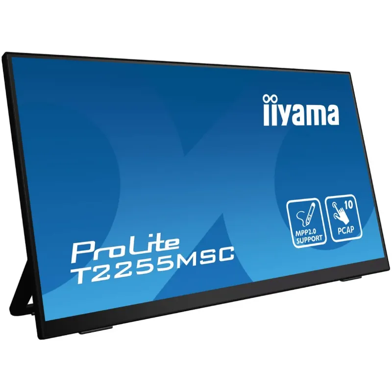מסך מגע IIYAMA ProLite T2255MSC-B1 21.5" Full HD IPS PCAP 10pt Touch 60Hz TOUCH FHD צבע שחור