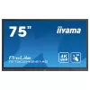 75" ProLite VA 20pt Touch 4K Interactive Touch Screen IIYAMA TE7502MIS-B1AG 75" 60Hz TOUCH 4K, UHD VA Color:black