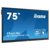 75" ProLite VA 20pt Touch 4K Interactive Touch Screen IIYAMA TE7502MIS-B1AG 75" 60Hz TOUCH 4K, UHD VA Color:black