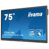 75" ProLite VA 20pt Touch 4K Interactive Touch Screen IIYAMA TE7502MIS-B1AG 75" 60Hz TOUCH 4K, UHD VA Color:black