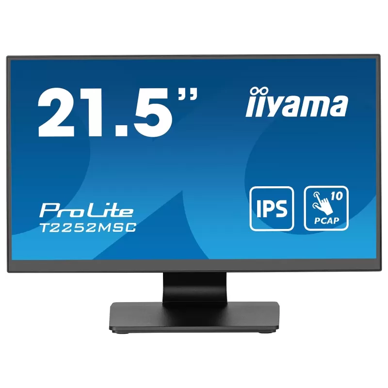 Сенсорный Экран IIYAMA ProLite T2252MSC-B2 21.5" 60Hz TOUCH FHD IPS Цвет:чёрный