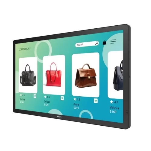 מסך מגע Philips 32BDL3751T 32" Touch PCAP UHD 500nits 24/7 Android 13 WiFi IPS