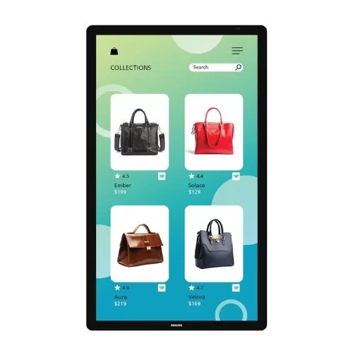 מסך מגע Philips 32BDL3751T 32" Touch PCAP UHD 500nits 24/7 Android 13 WiFi IPS