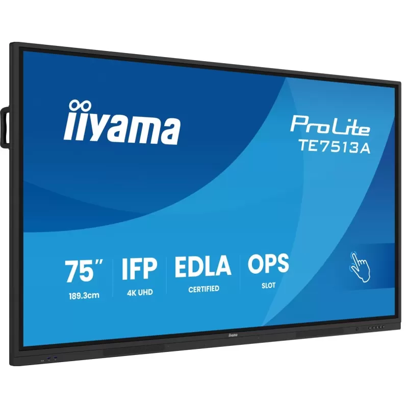 מסך מגע IIYAMA ProLite 75" IPS 4K PureTouch-IR+ 40pt Touch