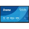 מסך מגע IIYAMA ProLite 75" IPS 4K PureTouch-IR+ 40pt Touch