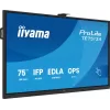 מסך מגע IIYAMA ProLite 75" IPS 4K PureTouch-IR+ 40pt Touch