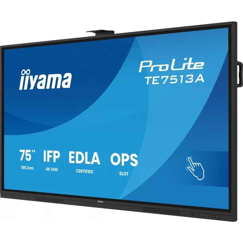 מסך מגע IIYAMA ProLite 75" IPS 4K PureTouch-IR+ 40pt Touch