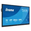 מסך מגע IIYAMA ProLite 75" IPS 4K PureTouch-IR+ 40pt Touch
