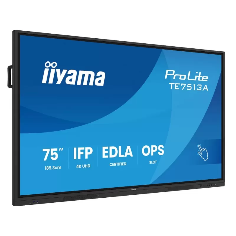 מסך מגע IIYAMA ProLite 75" IPS 4K PureTouch-IR+ 40pt Touch