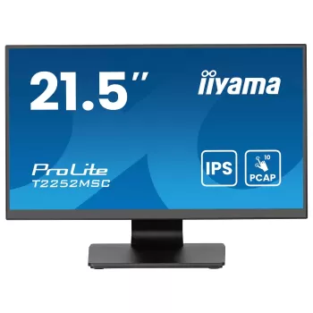 מסך מגע IIYAMA T2252MSC-B2AG 21.5" ProLite IPS FHD 5ms PCAP 10pt Touch TOUCH צבע שחור