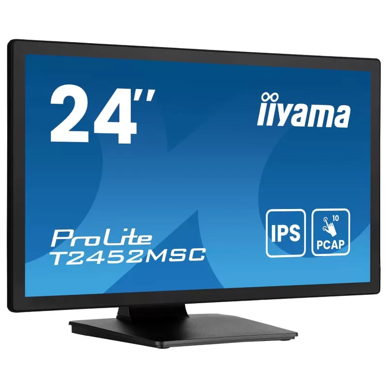 Сенсорный монитор IIYAMA ProLite 23.8" 60Hz TOUCH FHD IPS Цвет:чёрный